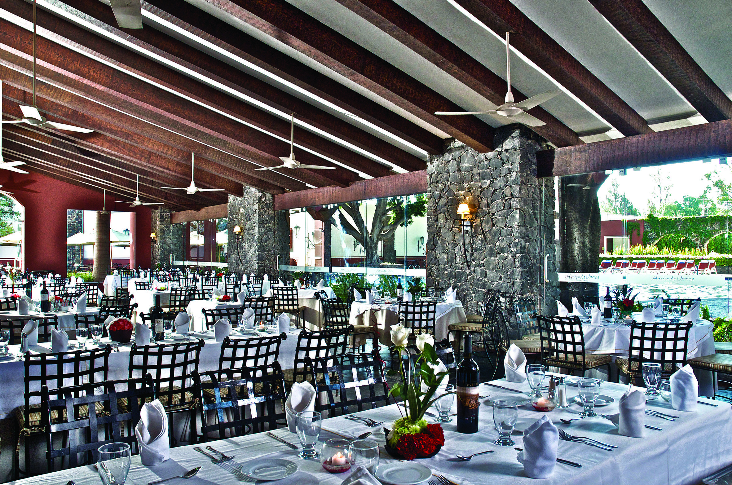 Hacienda Jurica By Brisas Hotel Queretaro Ngoại thất bức ảnh The restaurant
